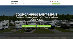 Desktop Screenshot of campingsaintesprit.com